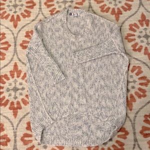 Silver Jennifer Lopez tunic sweater; XS; worn once